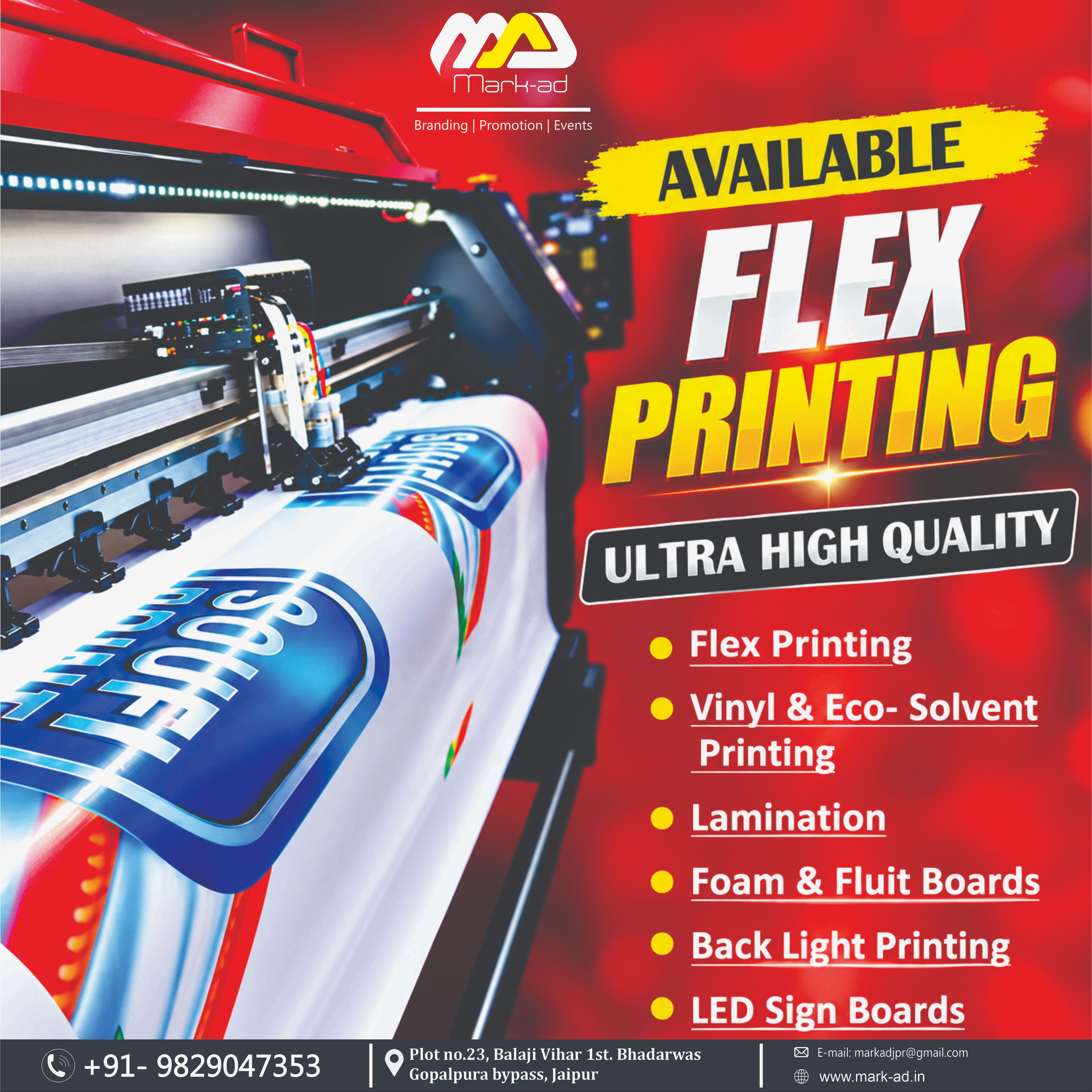 Best Flex Printing in Jaipur Rajasthan