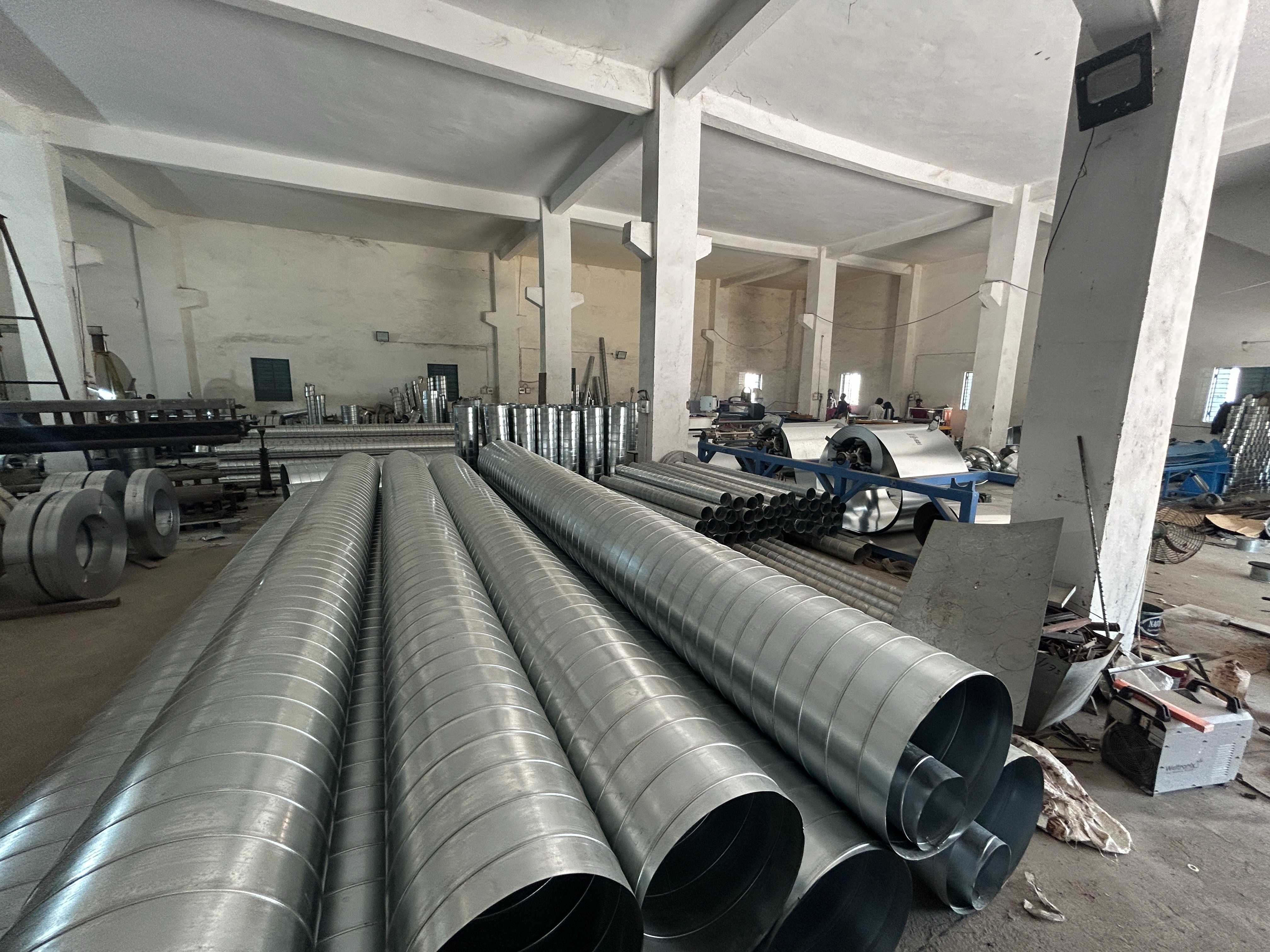 Double Wall Spiral Flat Oval Air Duct Manufacturer and Supplier in Mumbai Maharashtra India