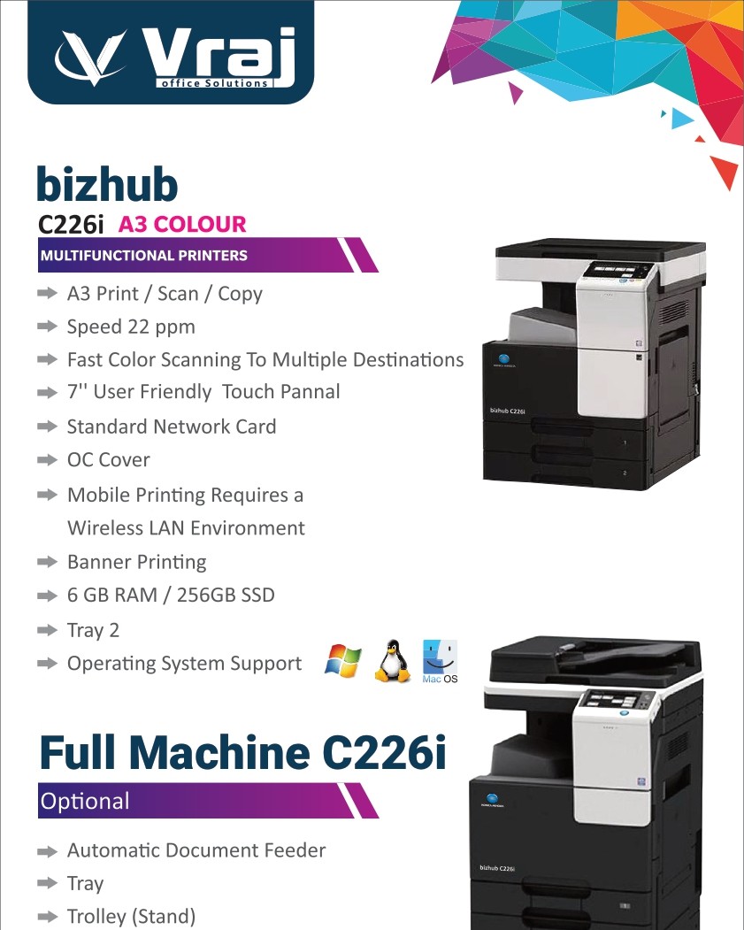 Konica Minolta bizhub C266i Dealer in Kutch
