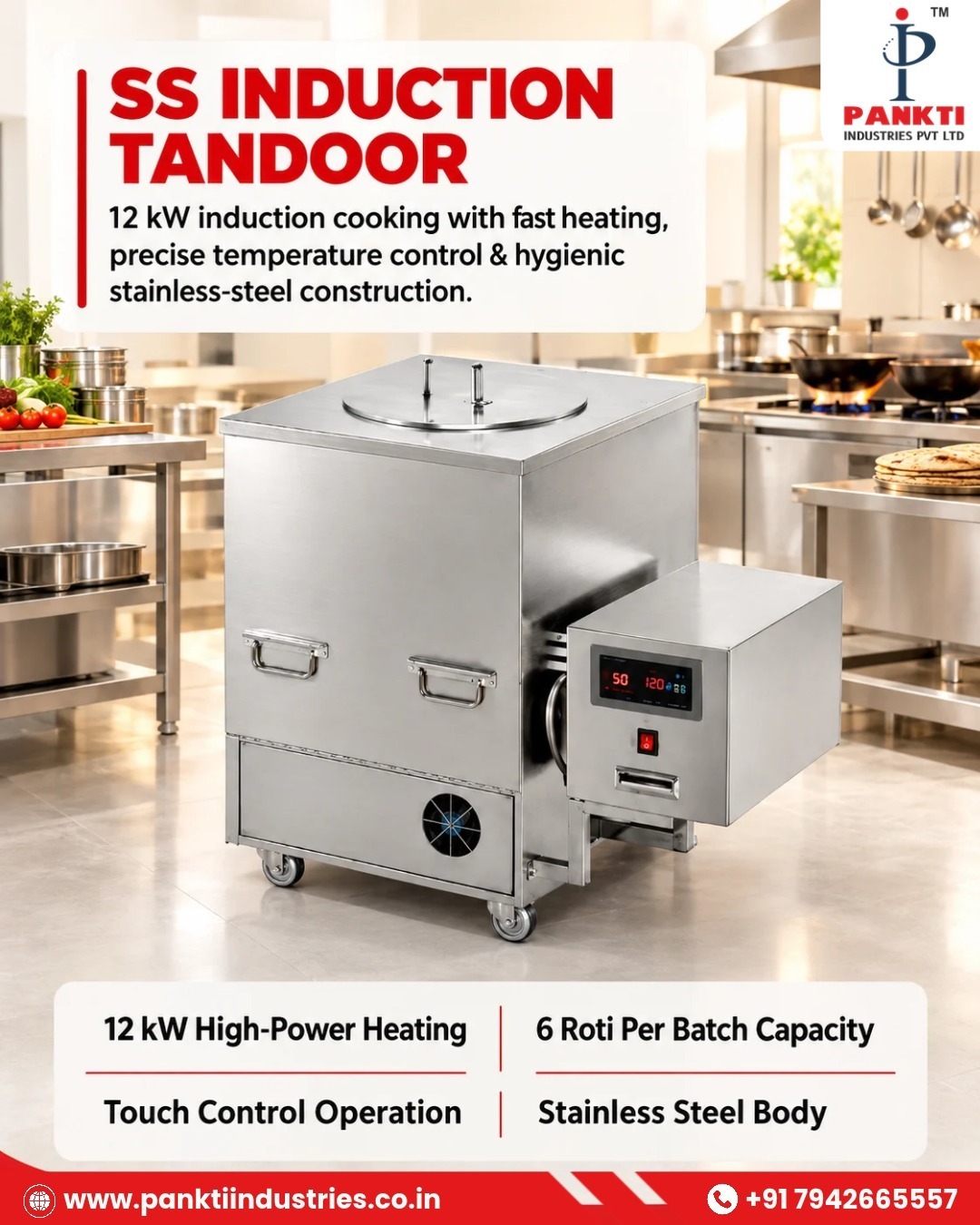 SS Induction Tandoor Manufacturer in India
