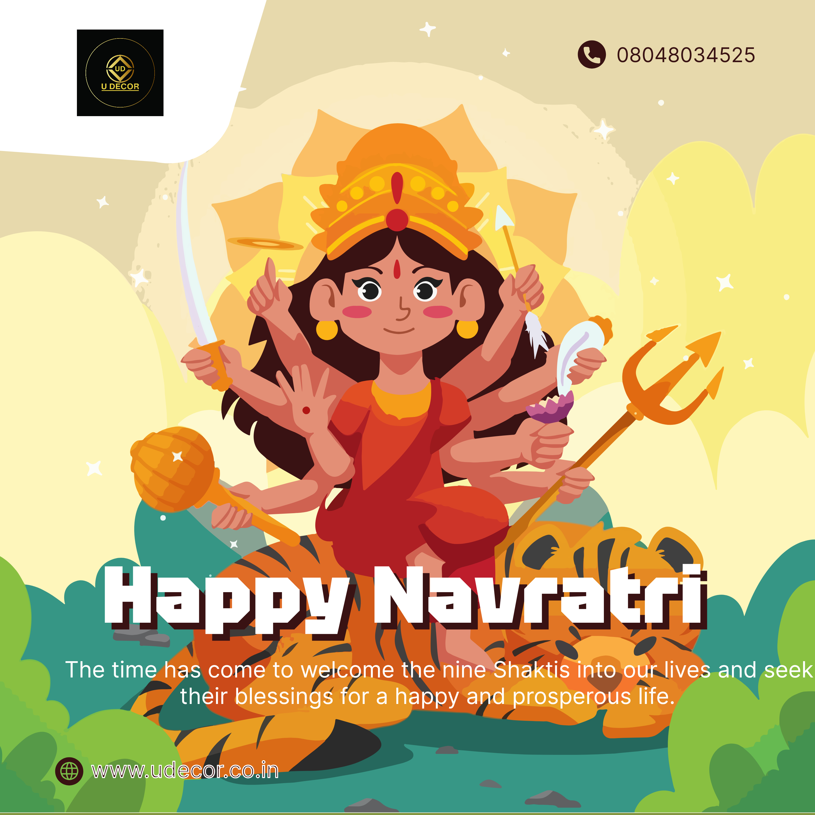 π±πΊ True strength lies in faith, courage, and the power to rise above every challenge. This Navratr...