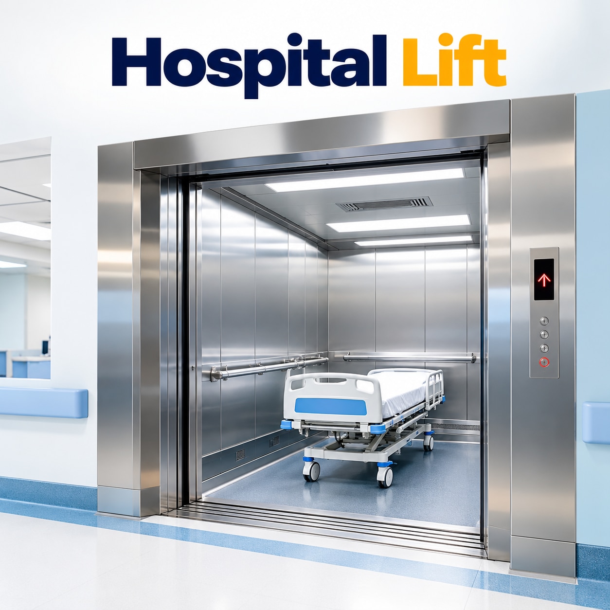Hospital Lift or Passenger Elevator for Healthcare Buildings in Surat