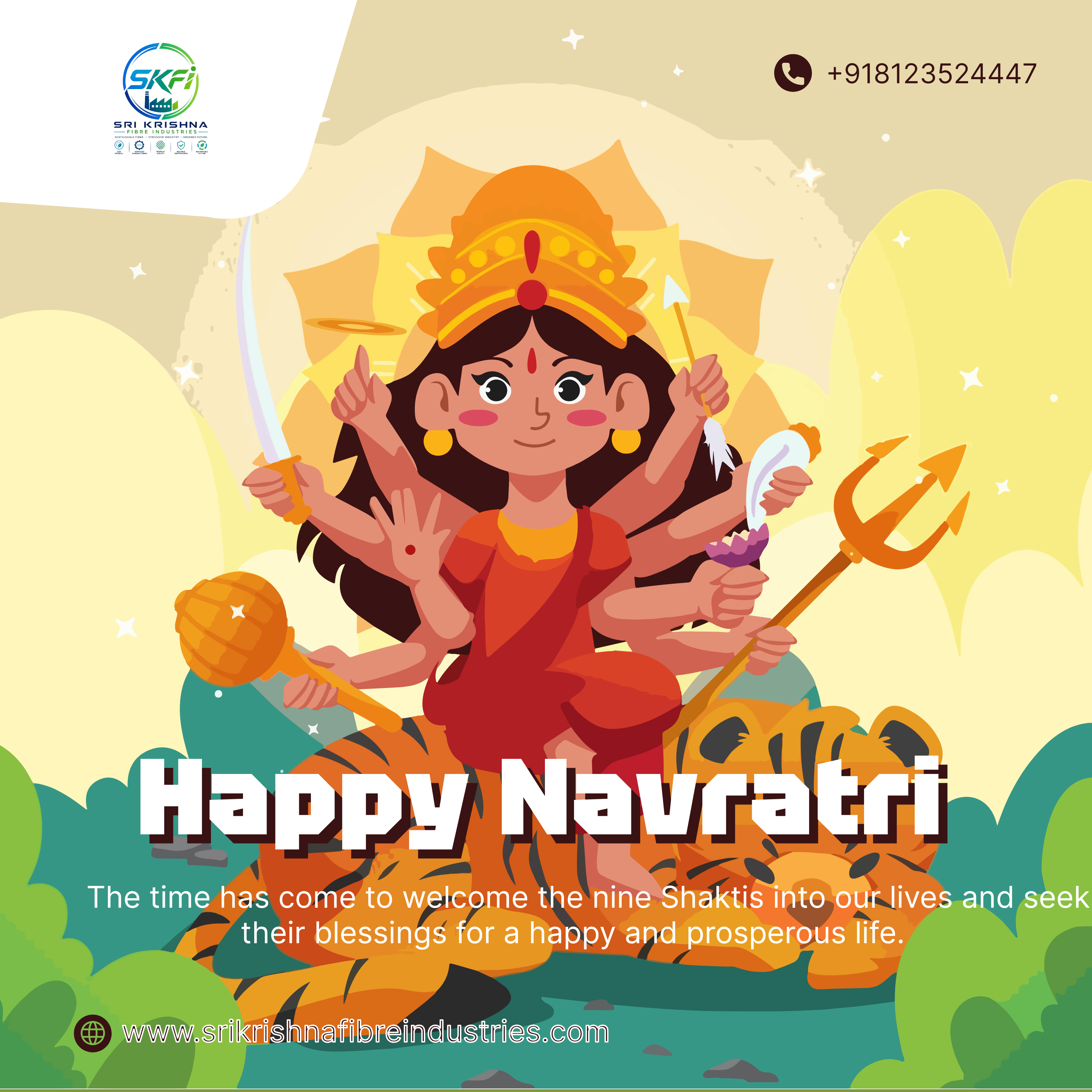 π±πΊ True strength lies in faith, courage, and the power to rise above every challenge. This Navratr...