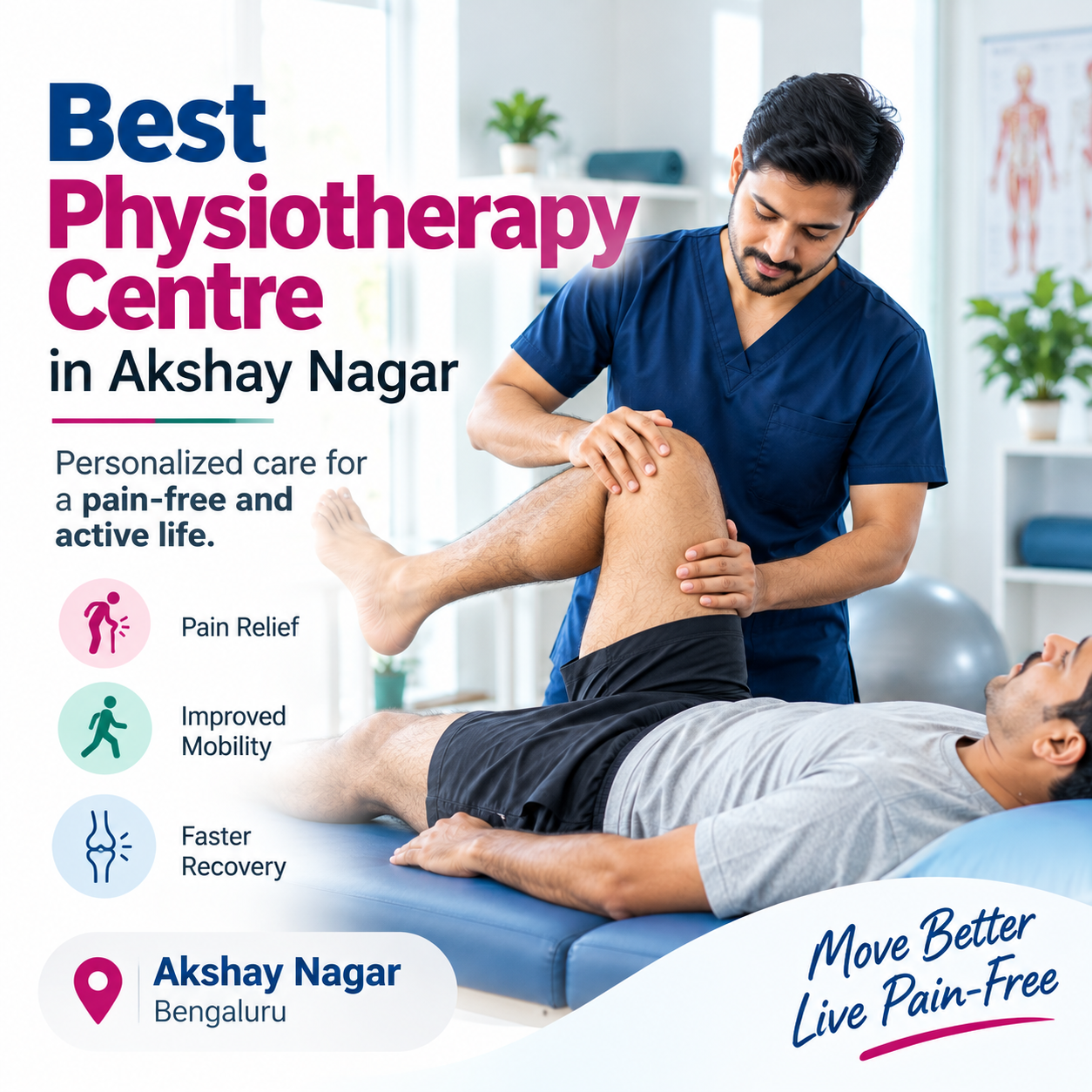 Best Physiotherapy Centre in Akshay Nagar