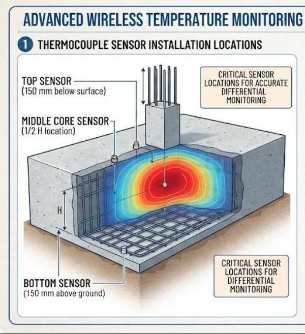 What is the Maximum Temperature Allowed in Mass Concrete?