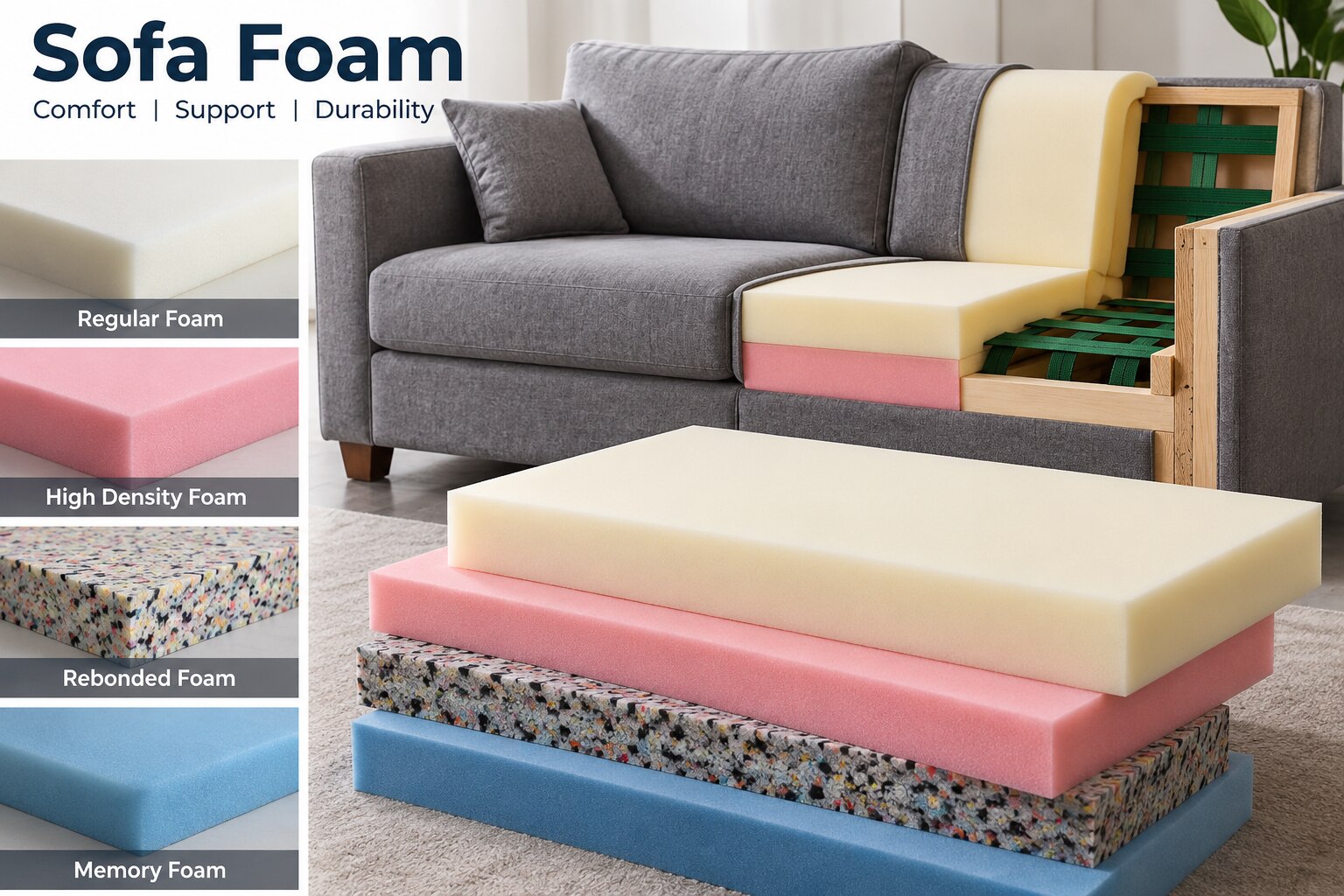 What Comes with Sofa Foam for Furniture Buyers in Nagpur