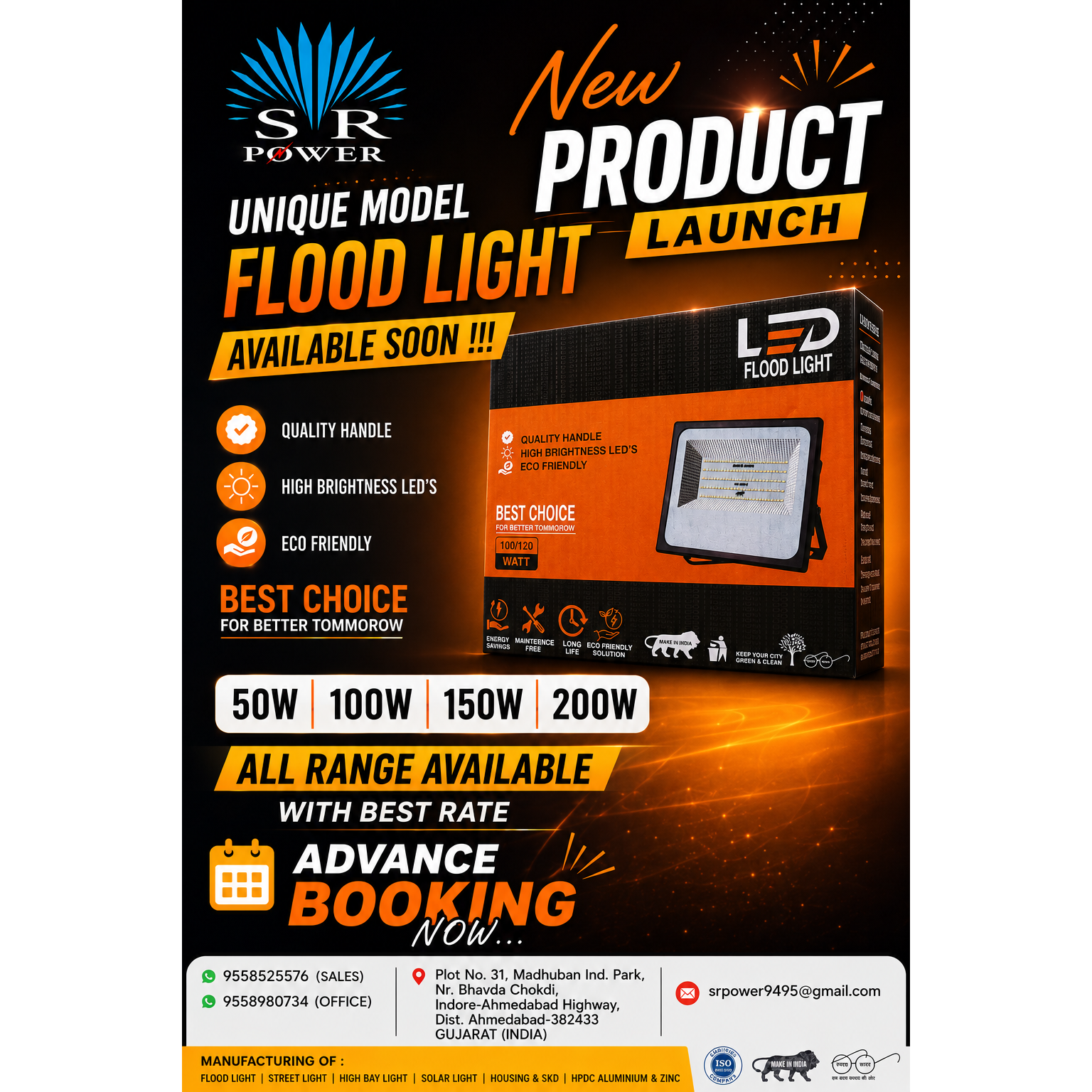 LED LIGHT HOUSING AND FIXTURES MANUFACTURING IN Tharad