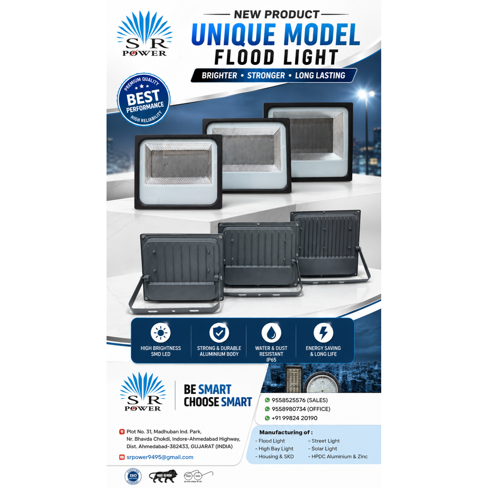 LED LIGHT HOUSING AND FIXTURES MANUFACTURING IN