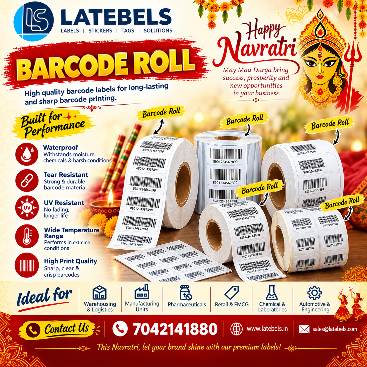 We are deal in "Barcode Roll" in Hapur.... We are deal in "Barcodes, Labels, St... We are deal in '....