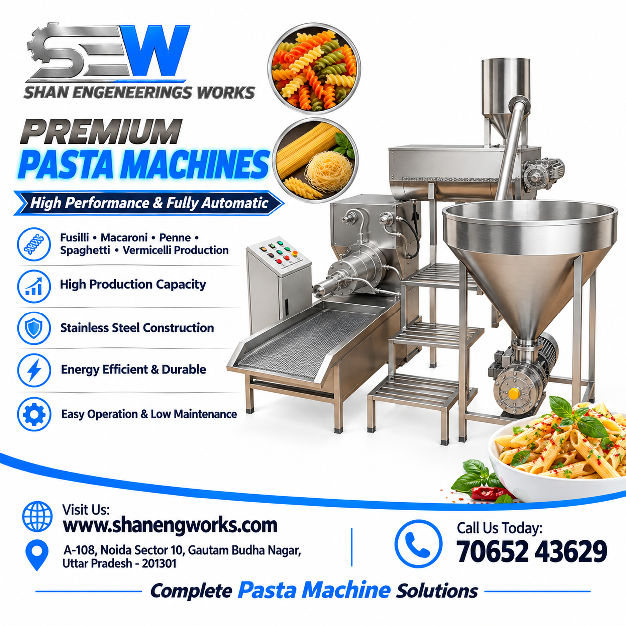 Pasta Making Machine in Delhi