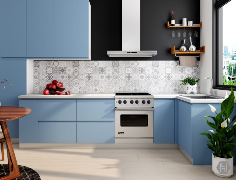 Acrylic Modular Kitchen Designs for Compact Thane Apartments
