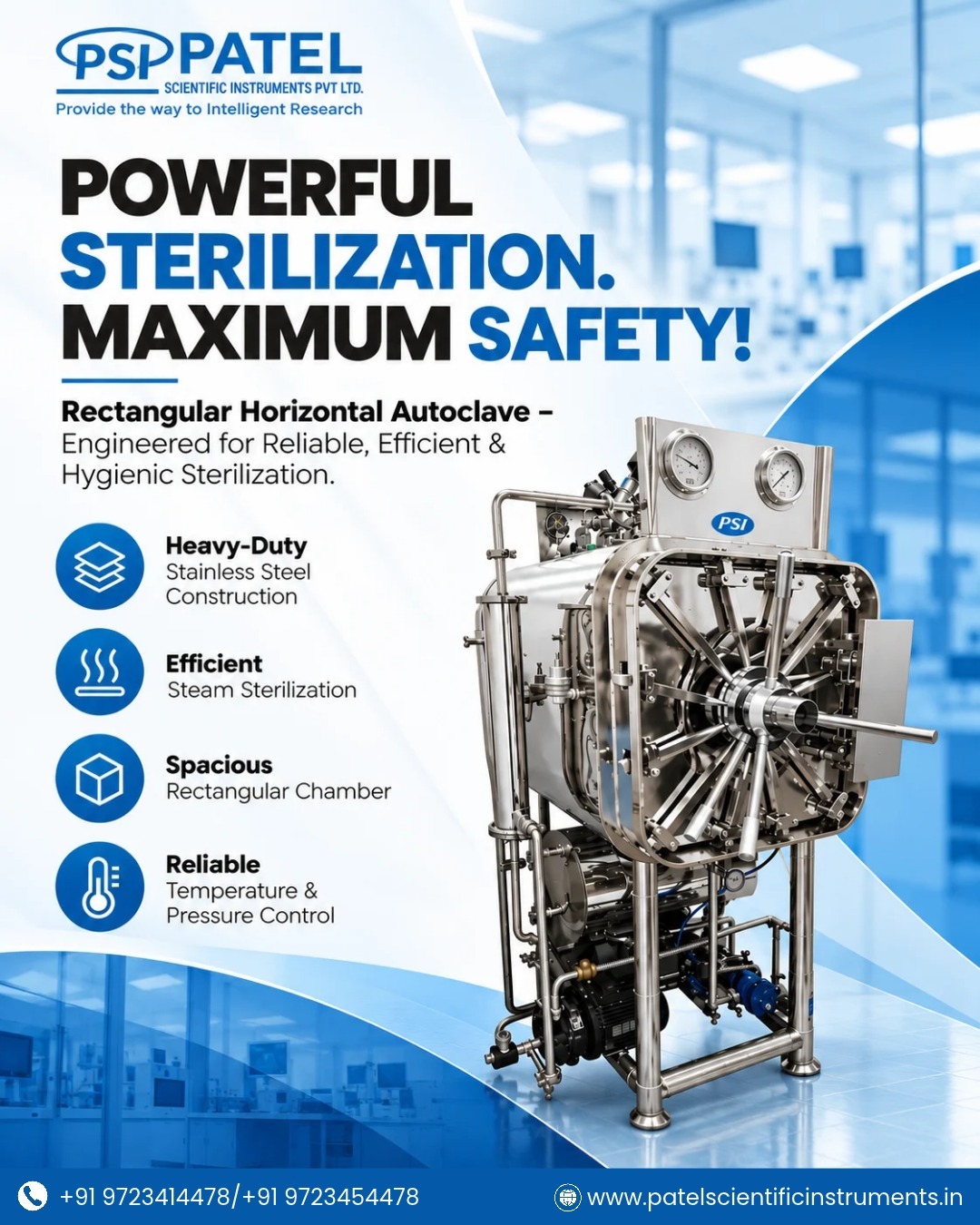 What is a Rectangular Horizontal Autoclave and How Does It Ensure Maximum Sterilization Safety