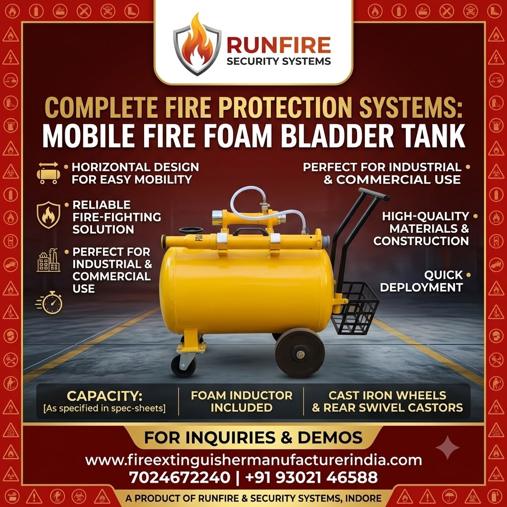 Fire Foam Bladder Tank Supplier in Indore, Madhya Pradesh