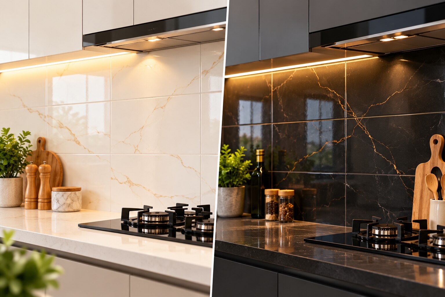 Light or Dark Highlighter Kitchen Tiles for Pimpri Chinchwad Homes