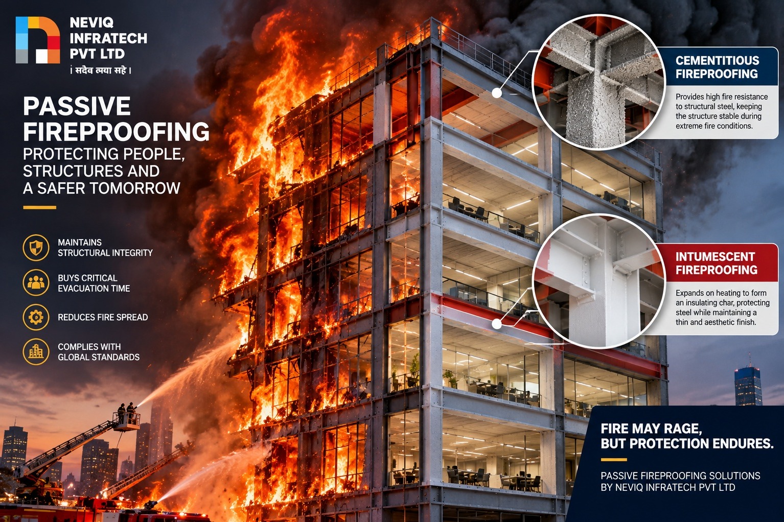 Passive Fireproofing for Cellulosic Fire Protection – NEVIQ INFRATECH
