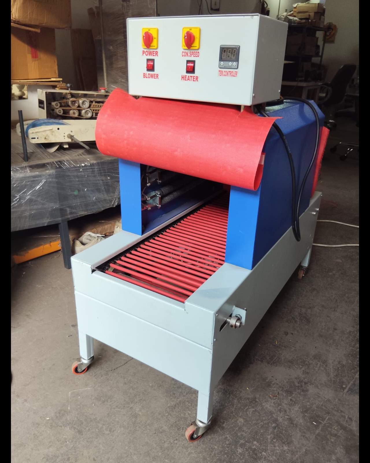 12H × 12W Indian Shrink Tunnel Machine, Indian heat shrink tunnel machine