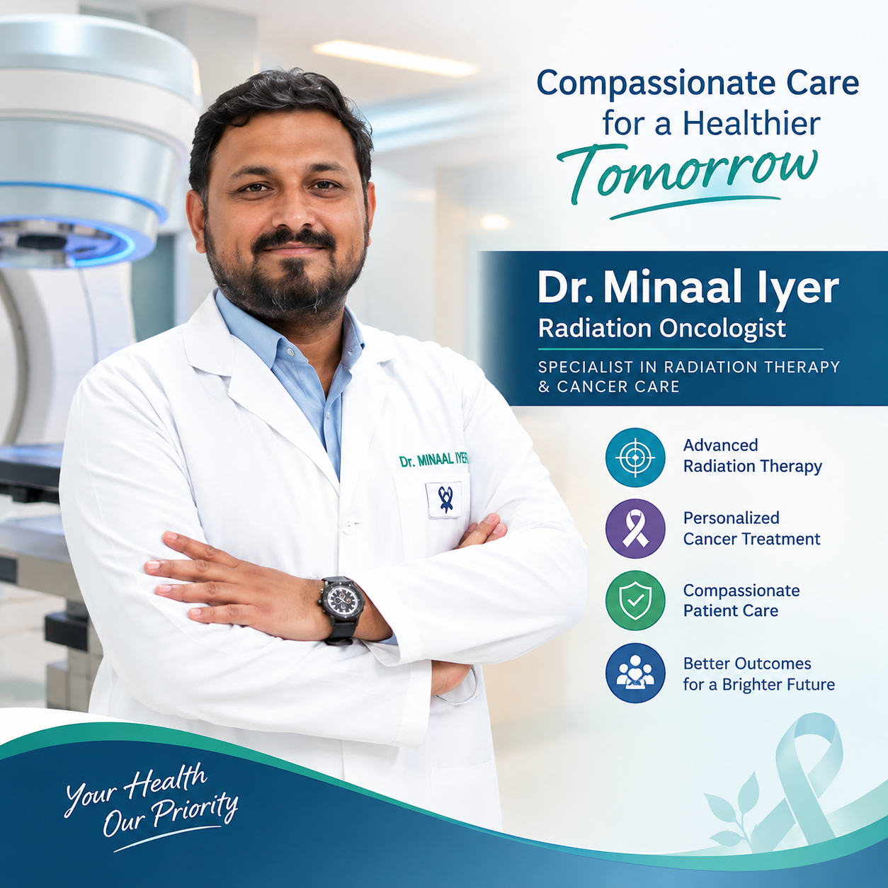 Specialist for Radiation Therapy in Jaipur – Dr. Minaal Iyer