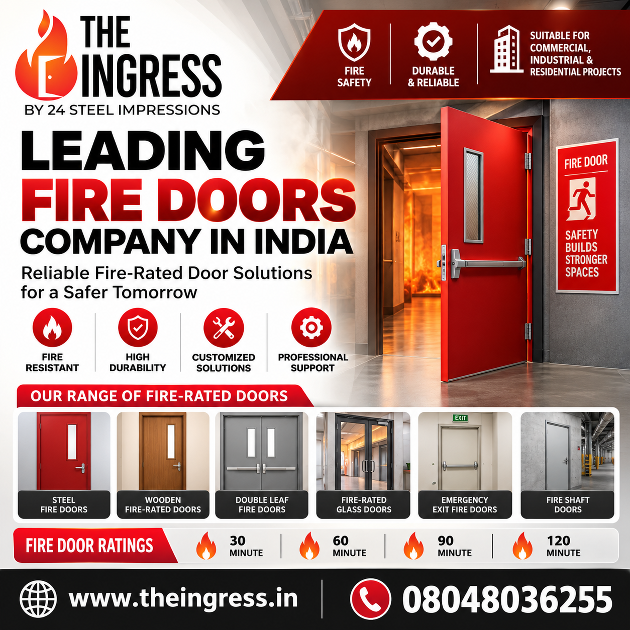 Leading Fire Doors Company in India | THE INGRESS