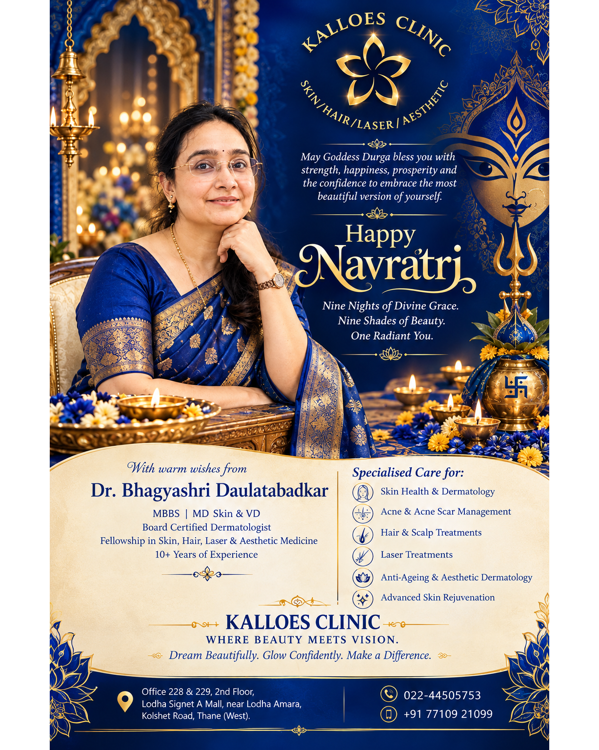“KALLOES — WHERE BEAUTY MEETS VISION. Dream Beautifully. Glow Confidently. Make a Difference.”