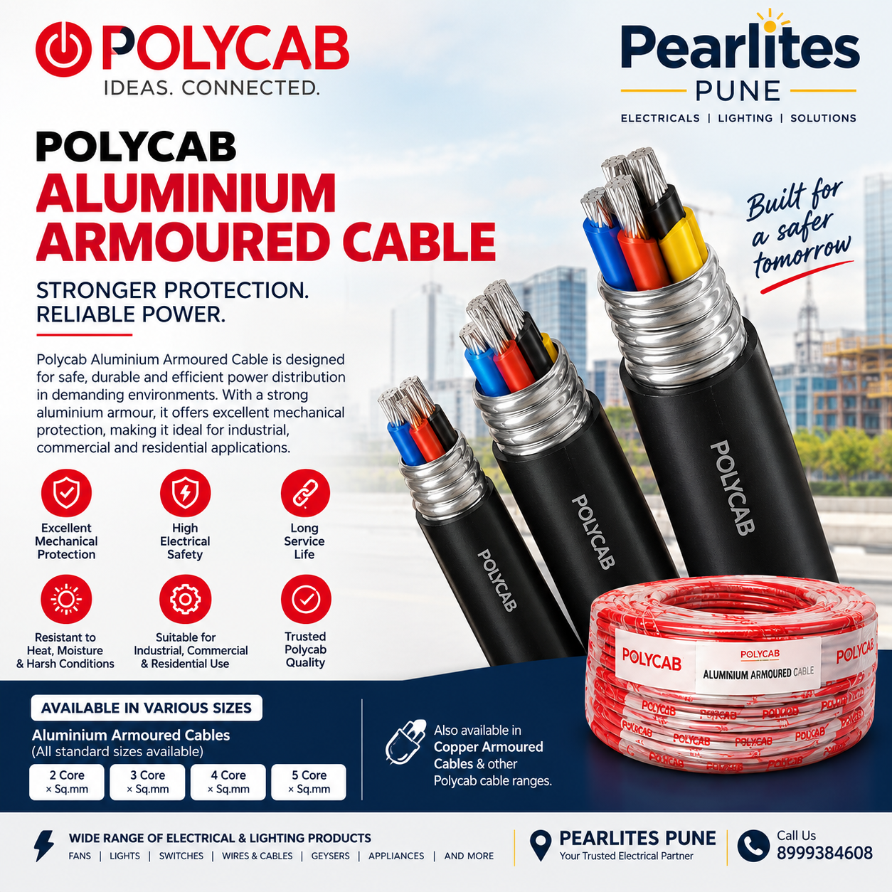 Polycab Aluminium Armoured Cables