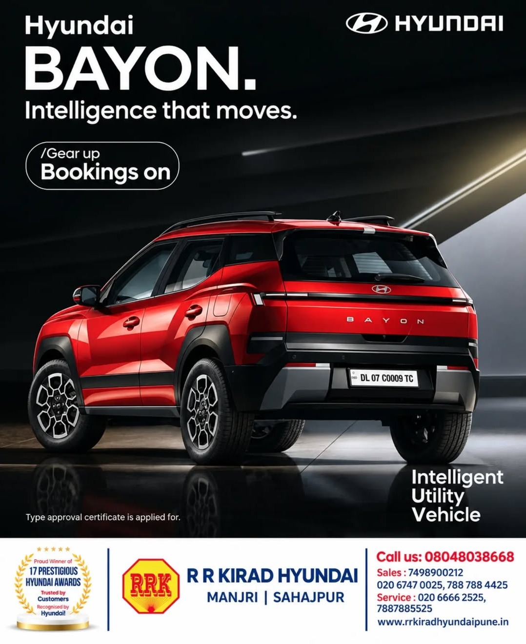 Hyundai BAYON – Intelligence That Moves | Bookings Open at R R Kirad Hyundai, Manjri & Sahajpur