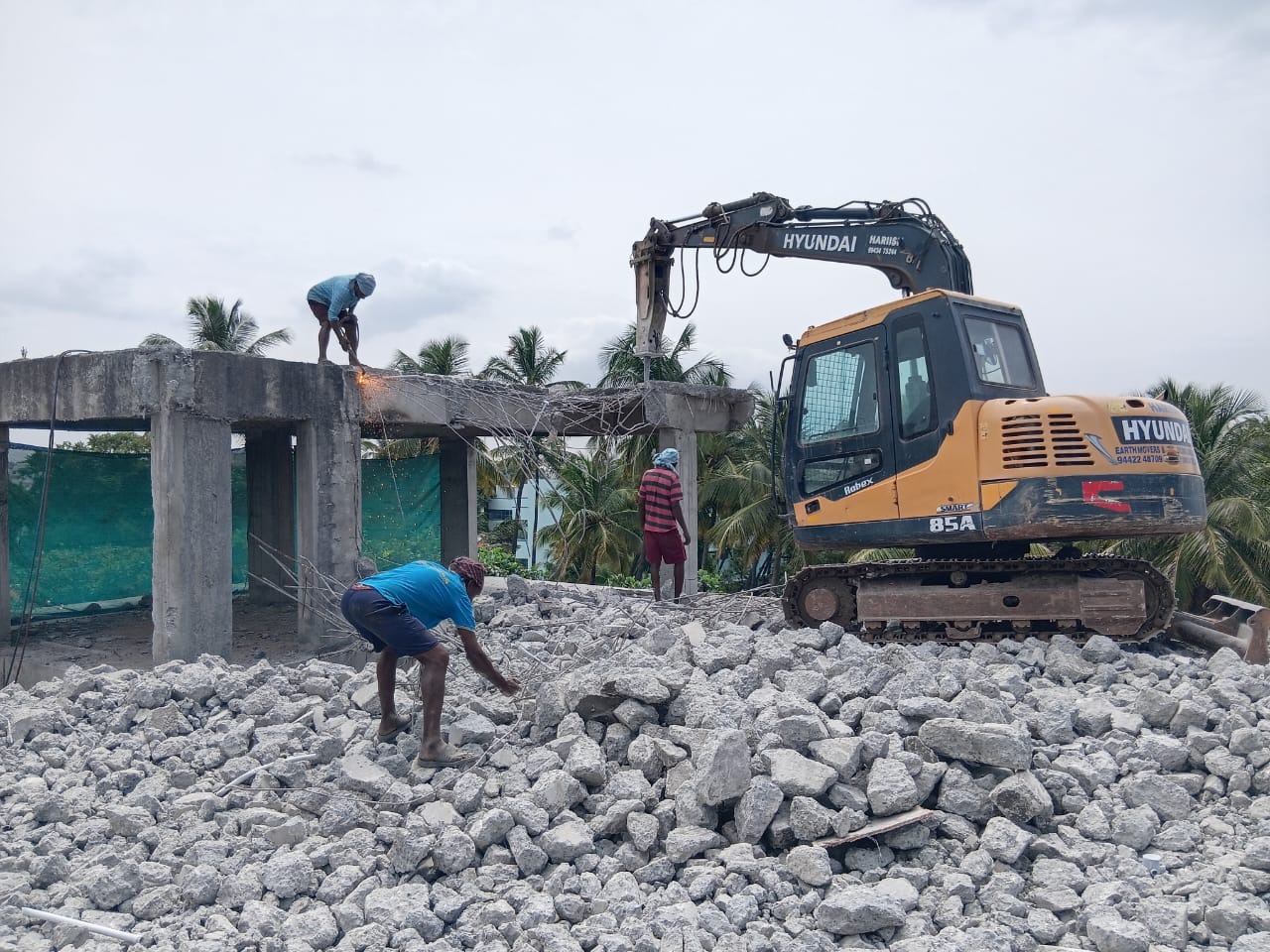 Building Demolition & Concrete Cutting Services in Coimbatore | Sri Vinayaga