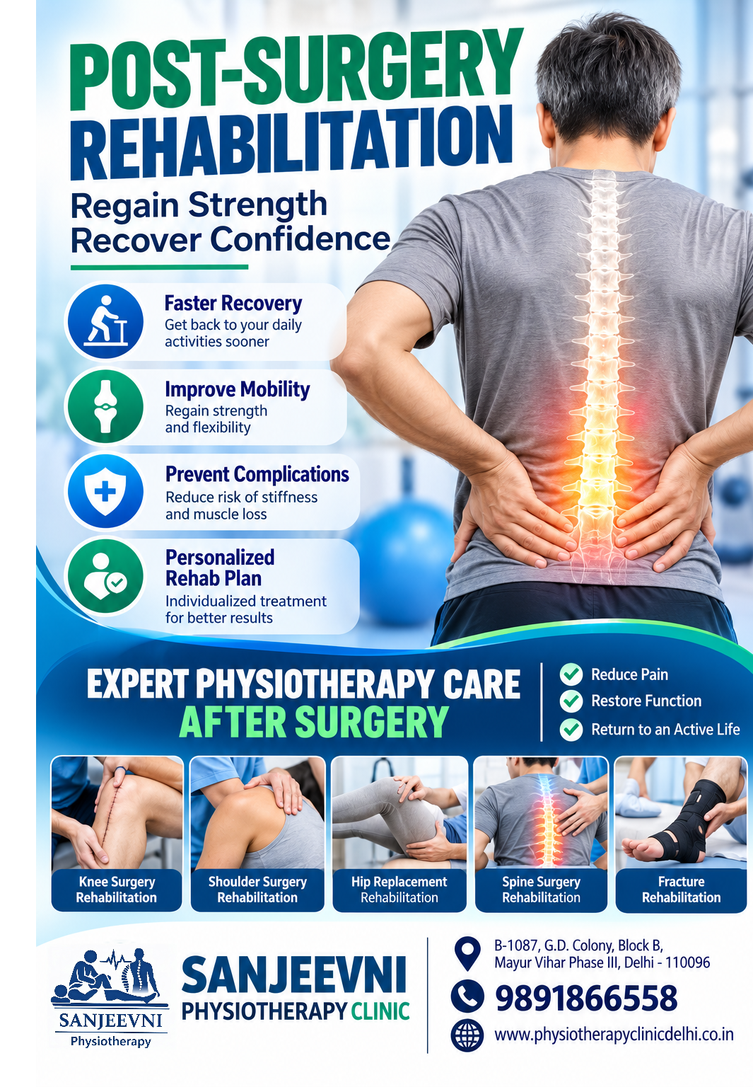 Clinic For Post Surgery In Mayur Vihar Phase 3