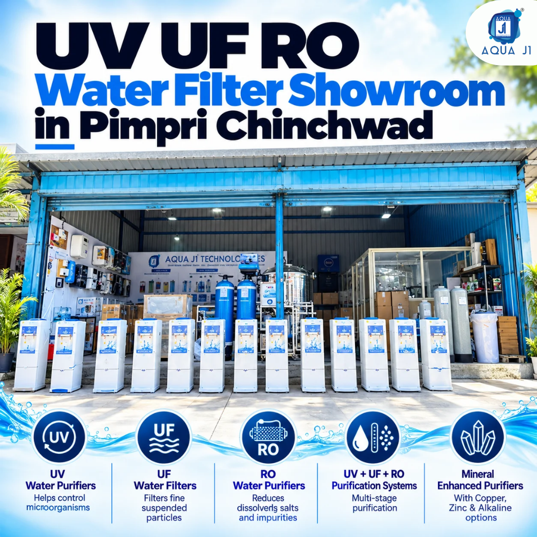 UV UF RO Water Filter Showroom in Pimpri Chinchwad | Aqua J1 Technologies