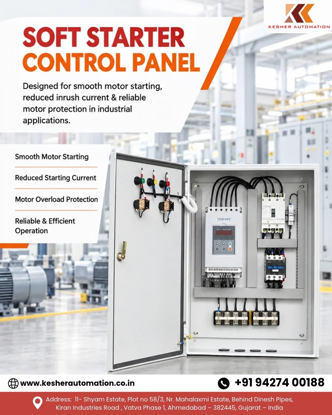 Why Choose Soft Starter Control Panels for Industrial Motor Protection