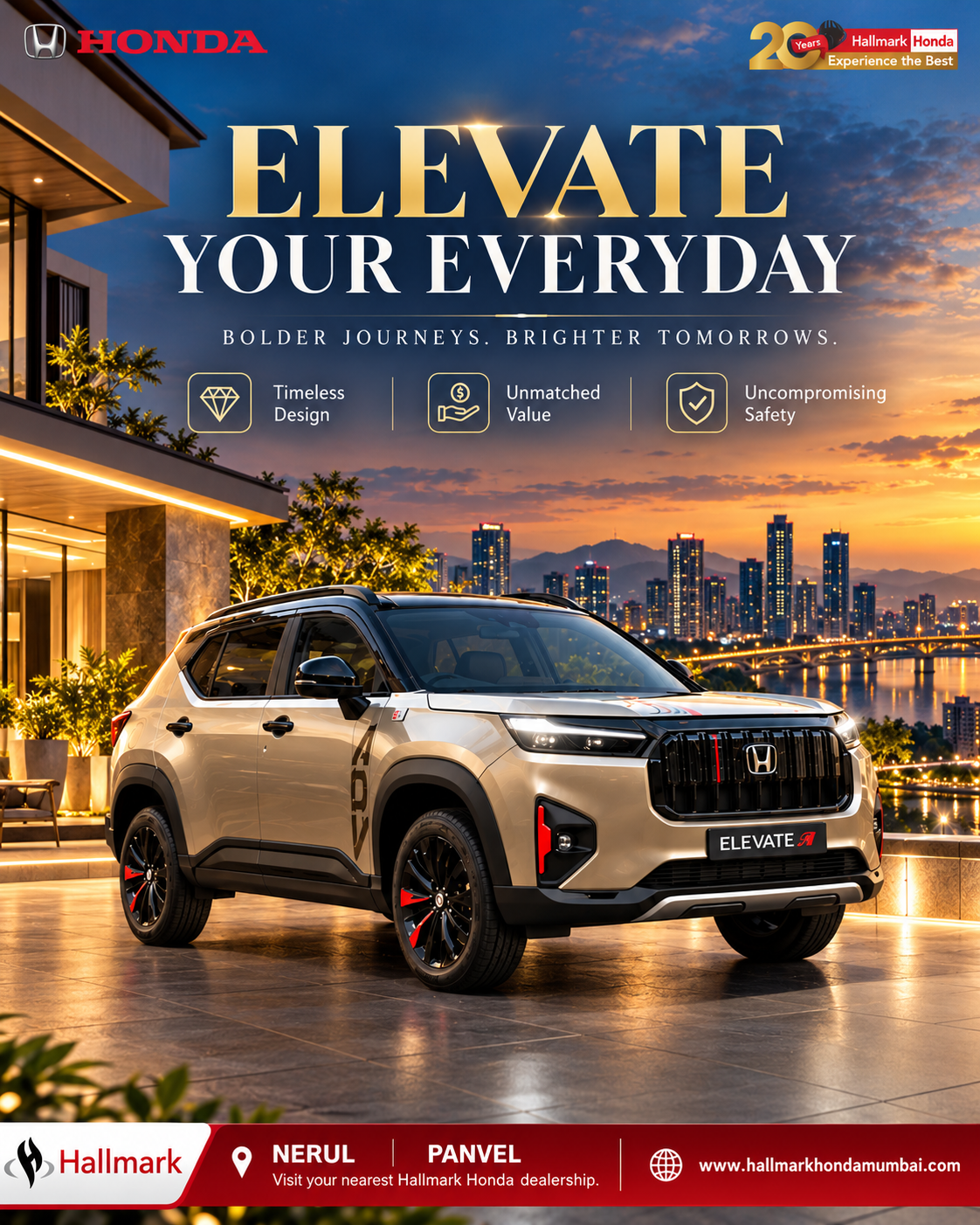 Honda Elevate at Hallmark Honda Mumbai – Elevate Your Everyday with Premium Style