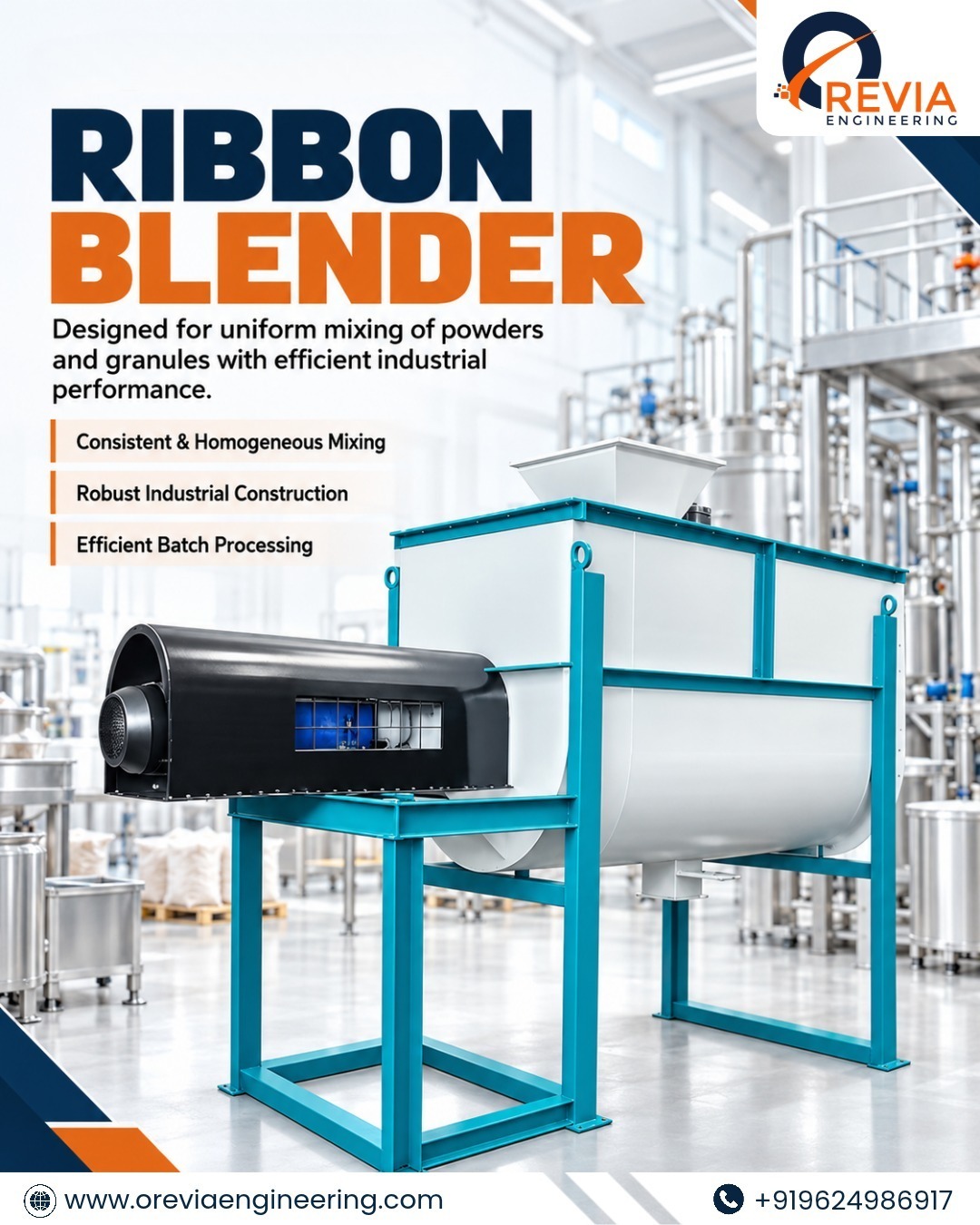 Ribbon Blender, and How Does It Improve Powder-Mixing Efficiency