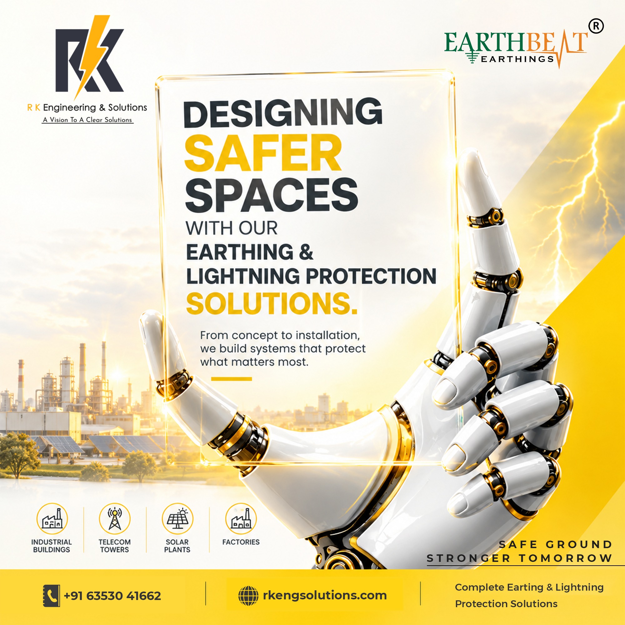 Earthing & Lightning Protection Solutions in Ahmedabad