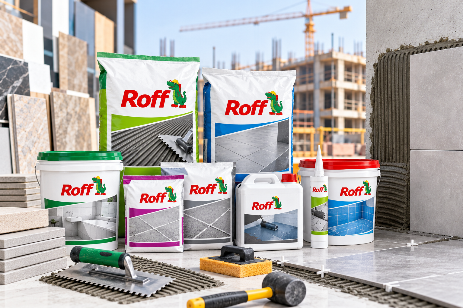 Roff Supplier Moshi: Tiling Products for Construction Projects