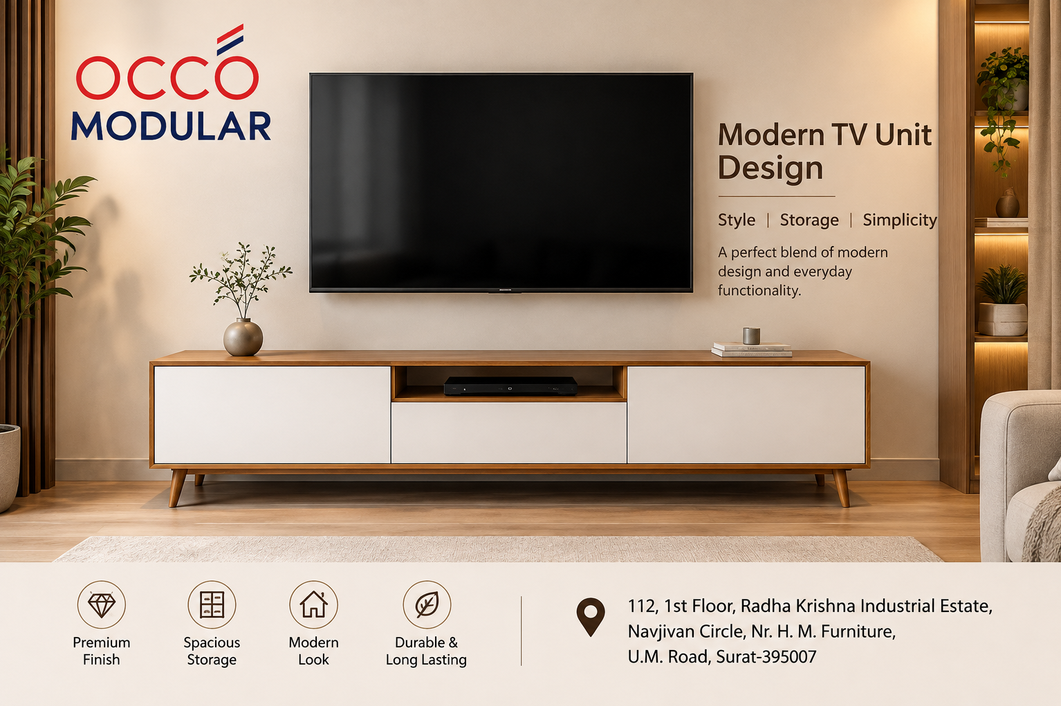 Modern TV Unit Design A Perfect Blend of Style & Functionality