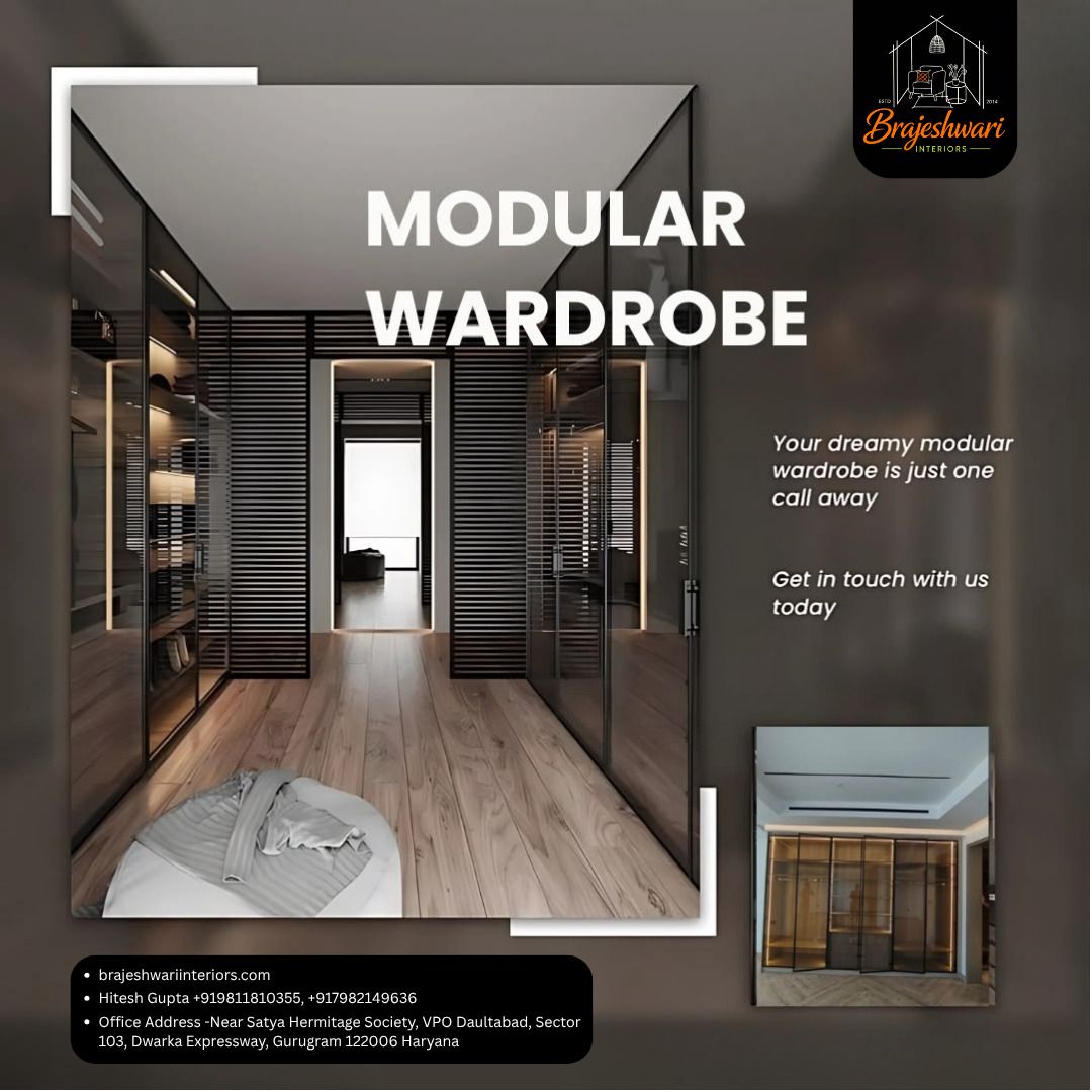 ✨ Upgrade Your Home with a Custom Modular Wardrobe! ✨