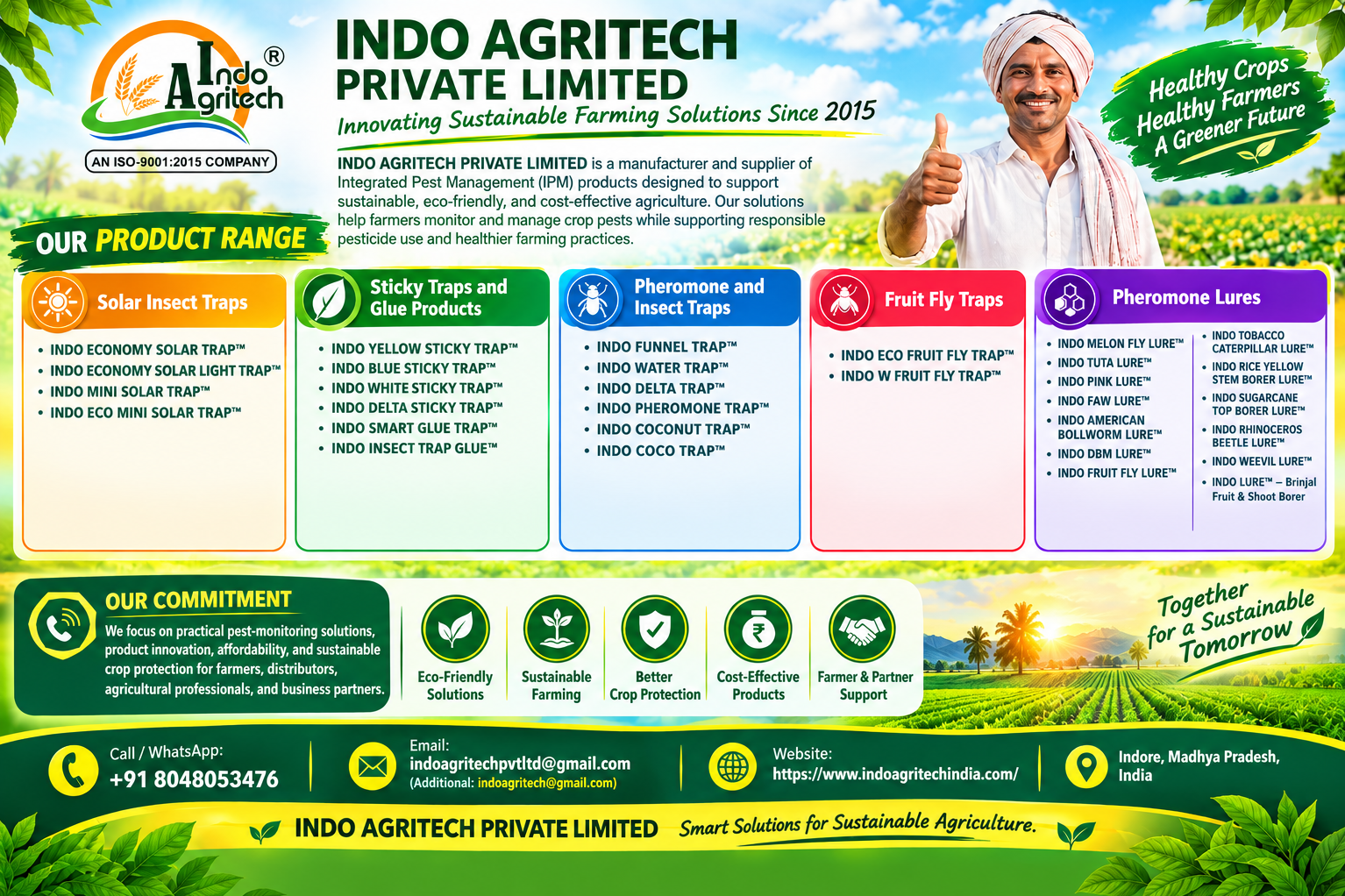 Indo Agritech Pvt. Ltd. – Integrated Pest Management Products Manufacturer in Indore, India