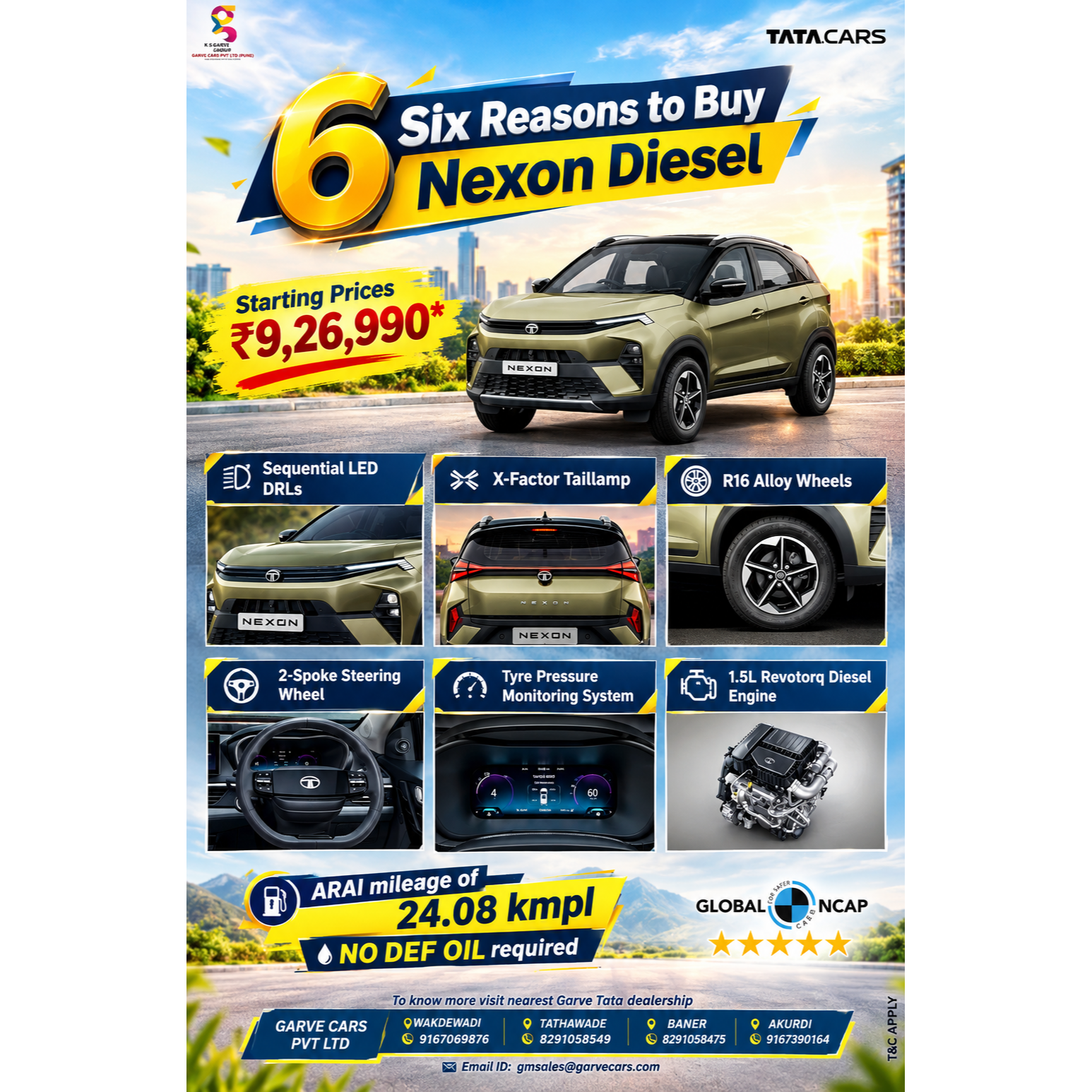 6 Reasons Why the Tata Nexon Diesel Should Be Your Next Ride! 🚘💨
Unmatched power, striking design...