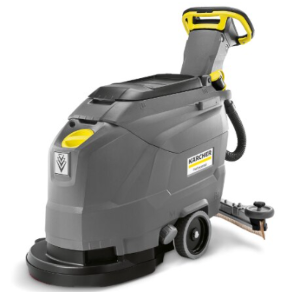 Walk-Behind Scrubber Drier for Factory Floor Cleaning