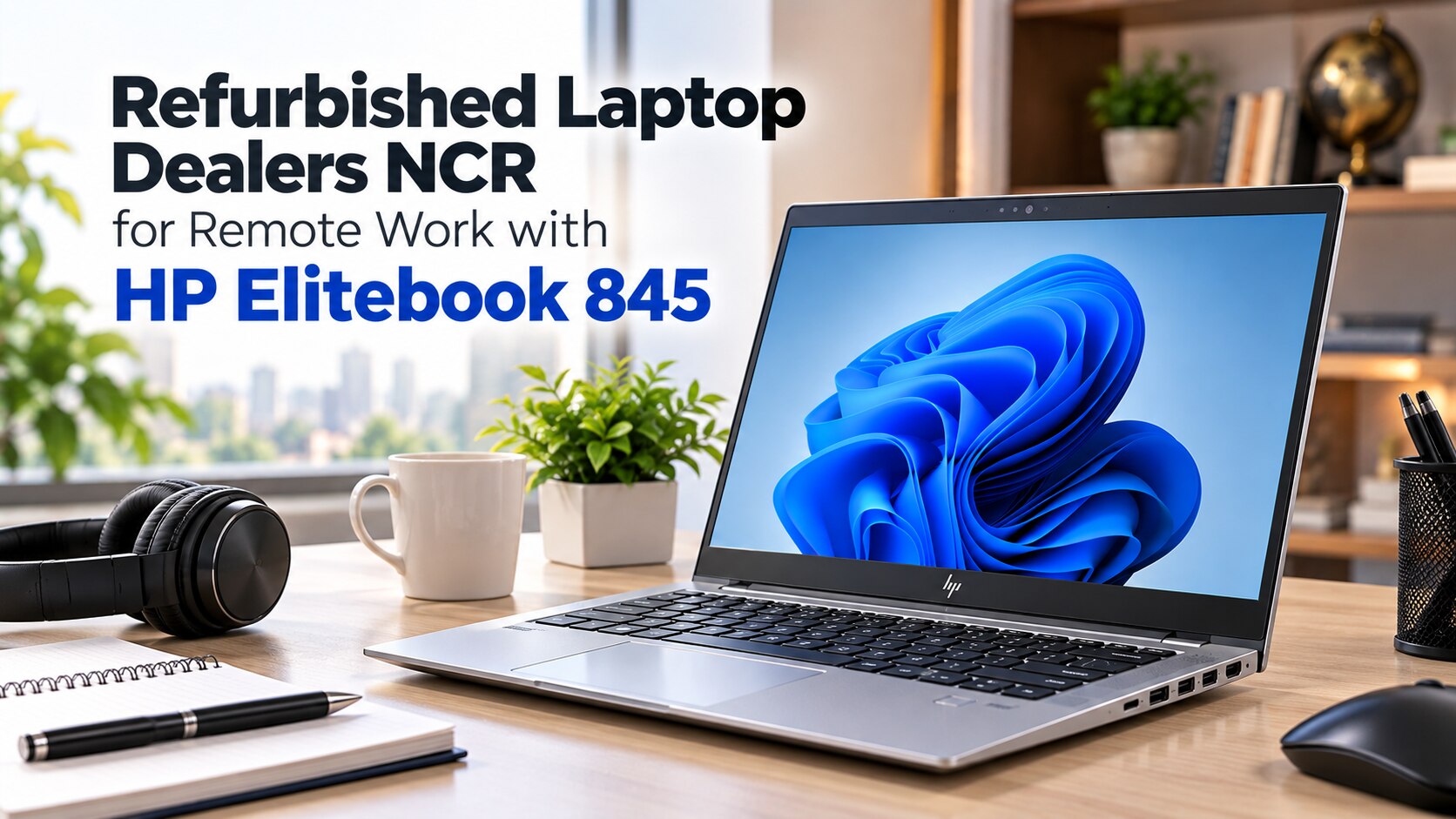 Refurbished Laptop Dealers NCR for Remote Work with HP Elitebook 845