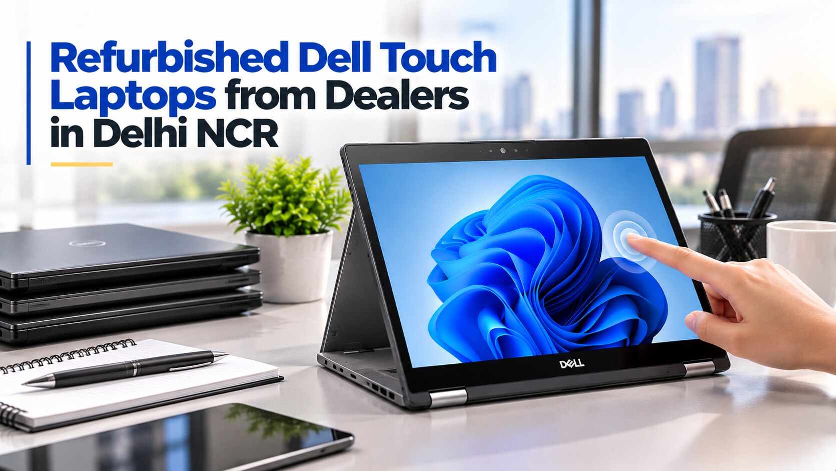 Refurbished Dell Touch Laptops from Dealers in Delhi NCR