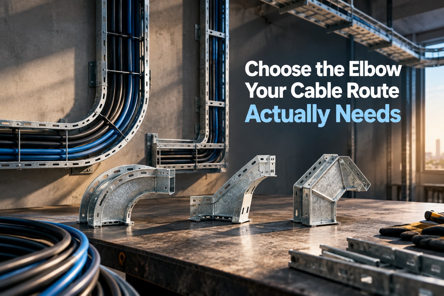 Ladder Type Cable Tray Vertical Elbow Selection for Delhi Engineering Projects