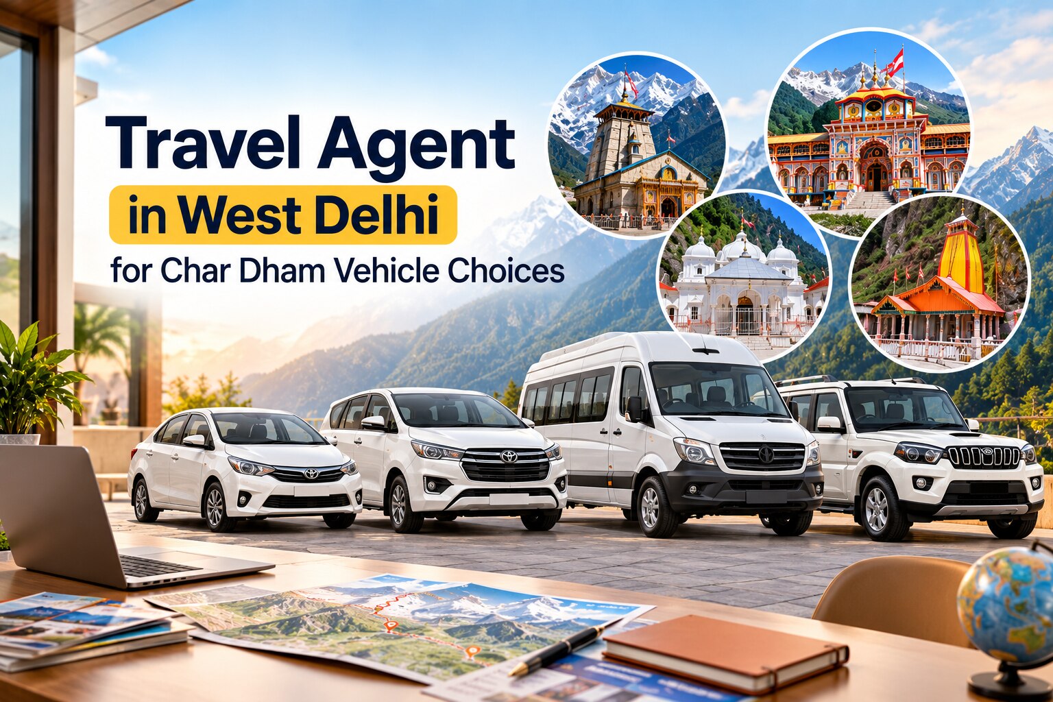 Travel Agent in West Delhi for Char Dham Vehicle Choices