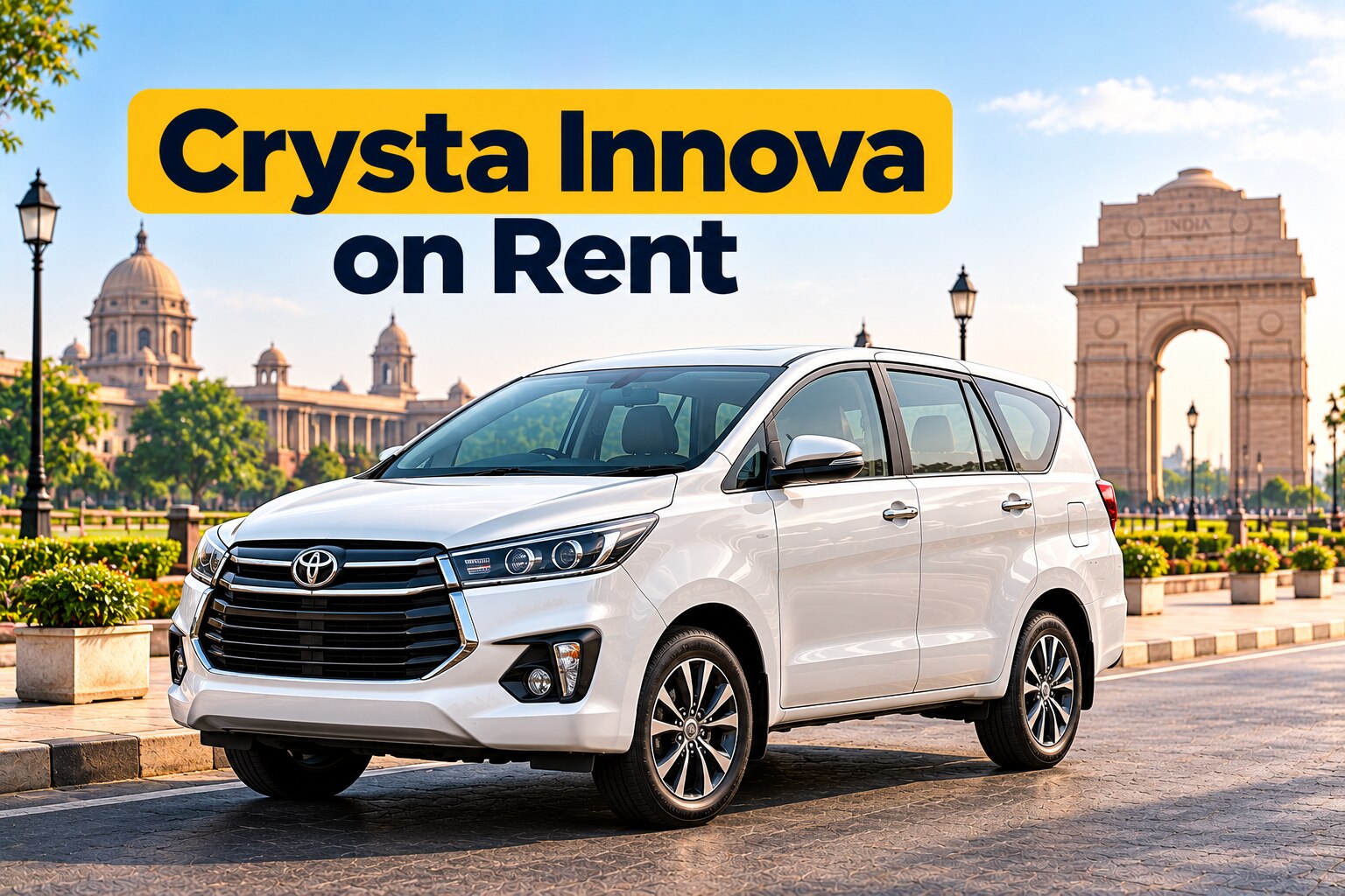 Crysta Innova on Rent Benefits for Delhi Family Sightseeing