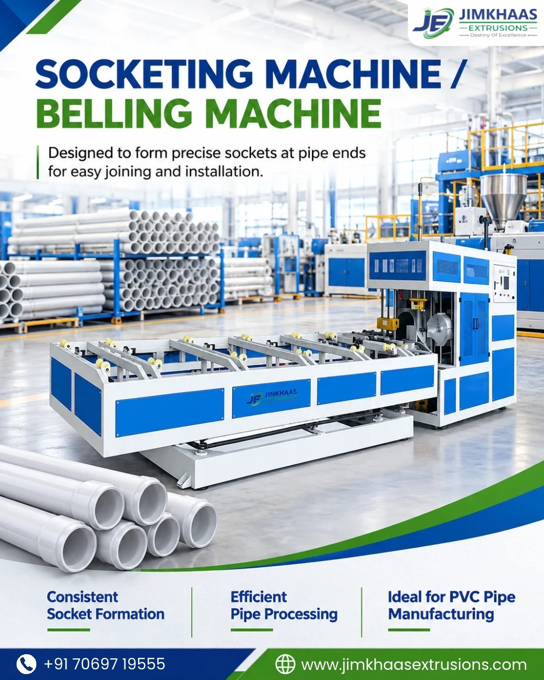 What Is a PVC Pipe Socketing / Belling Machine