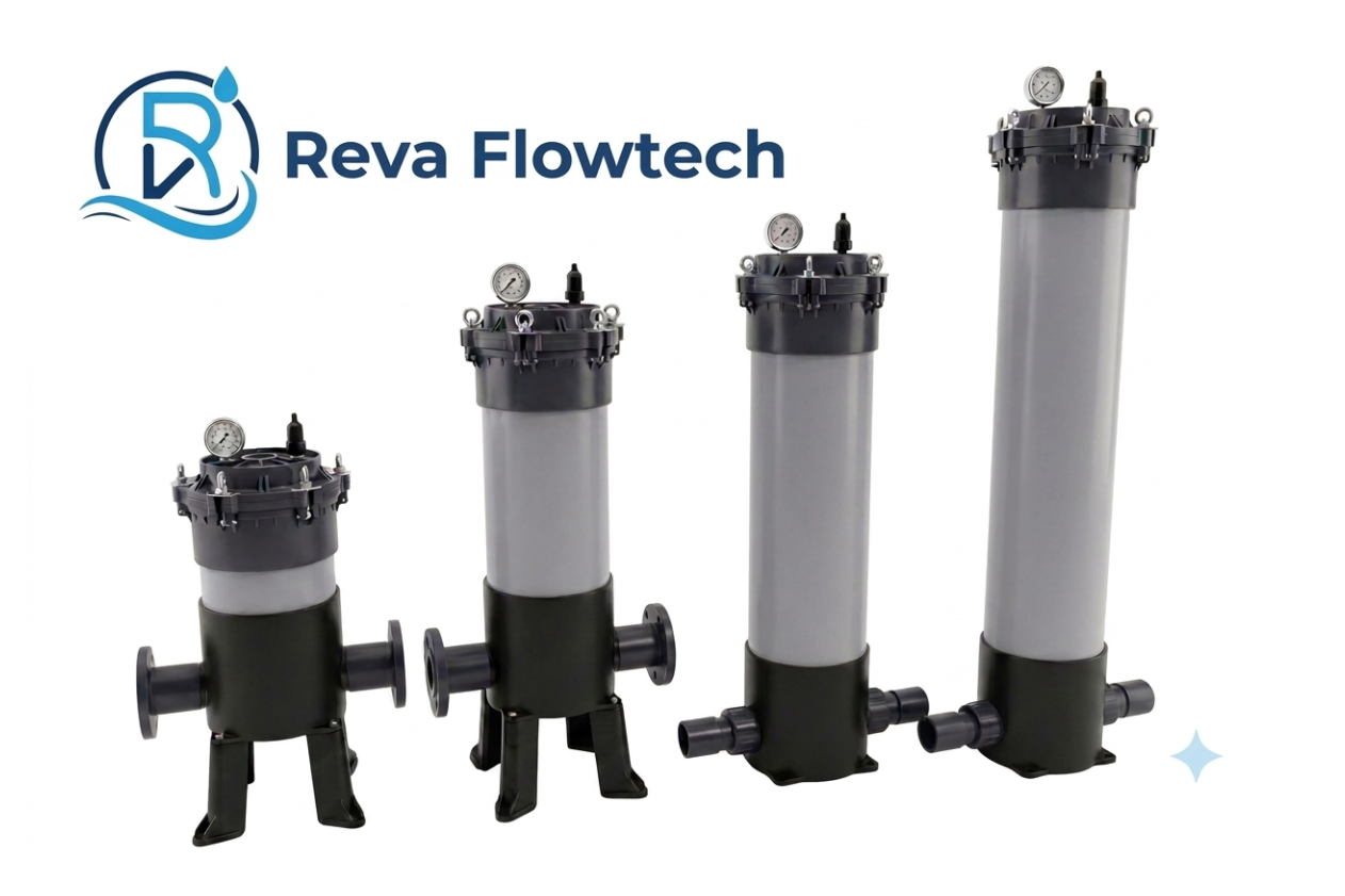 uPVC Cartridge Filter Housing manufacturer in Gujarat.