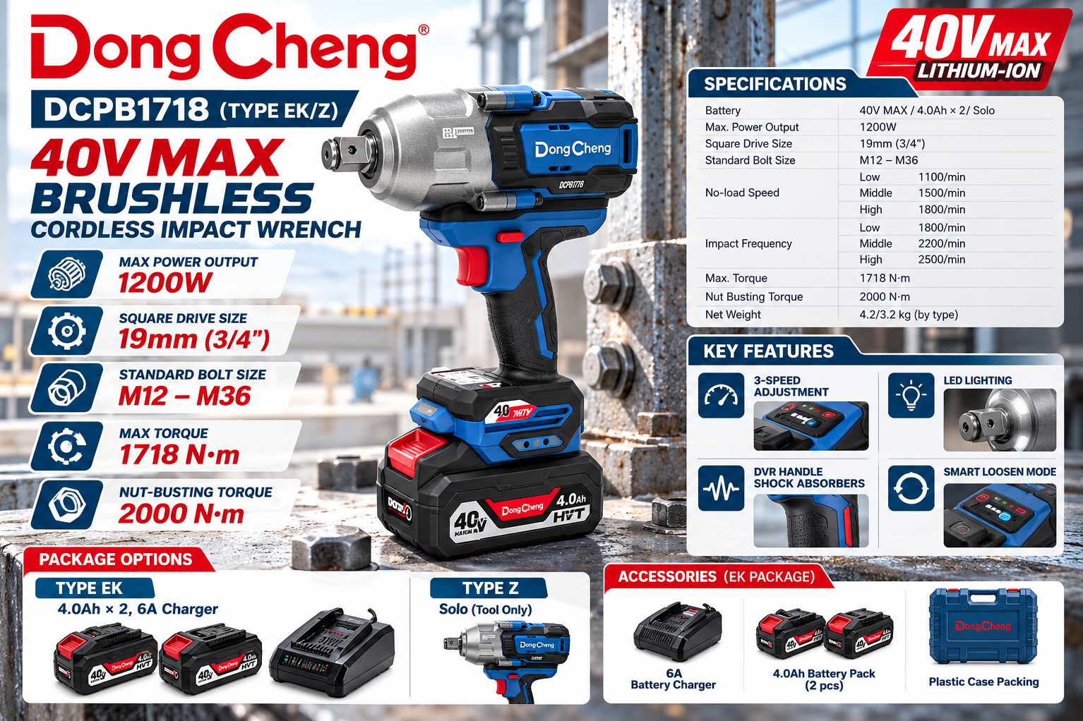 Dongcheng Brushless Cordless Impact Wrench In Noida