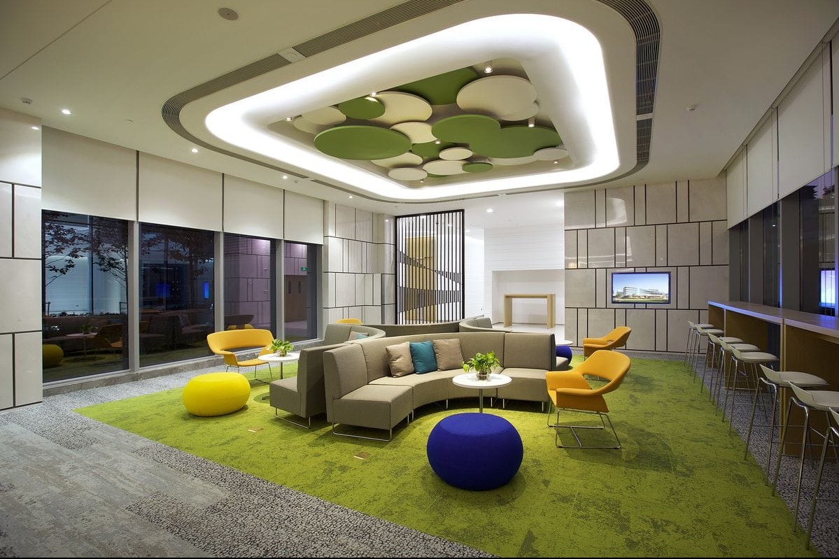 Luxury Office Reception and Lounge Interior Design | Anna Nagar