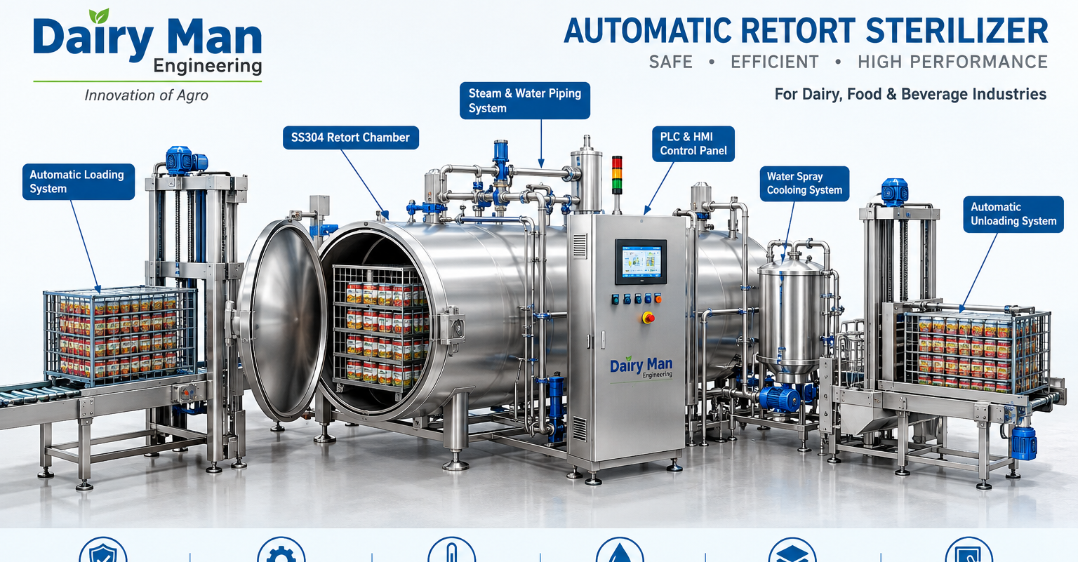 Ready to Eat products Retort Sterilizer