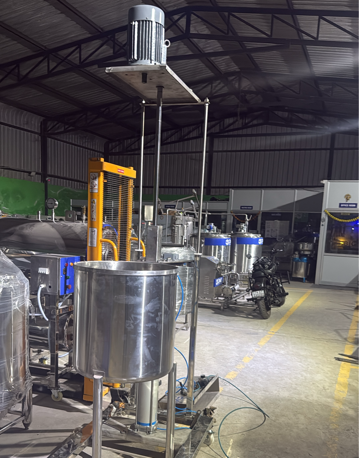 Dairy equipments manufacture in India