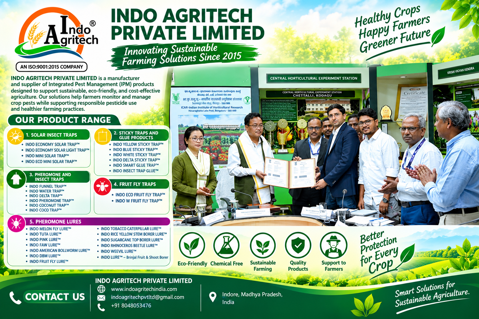 Indo Agritech Pvt. Ltd. – Integrated Pest Management Products Manufacturer in Indore, India